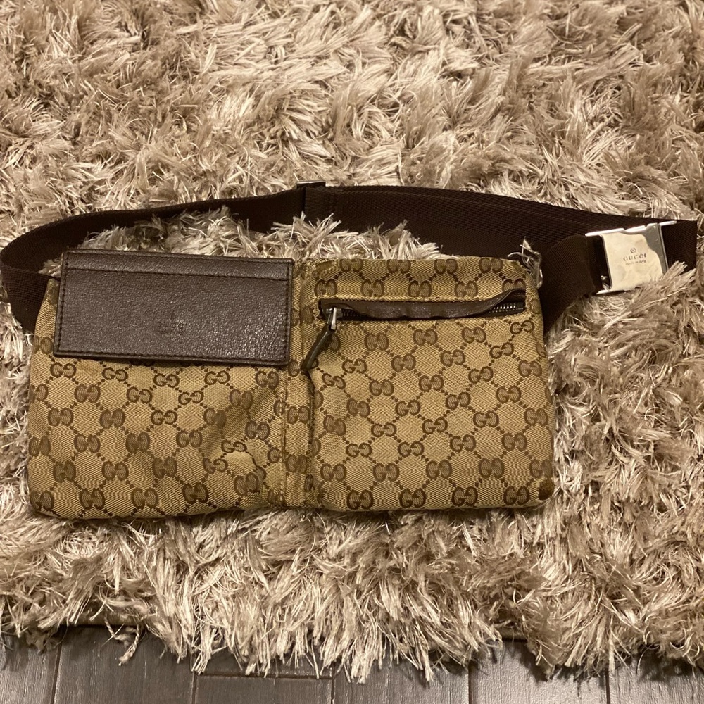 Gucci Brown Vintage Crossbody Bag